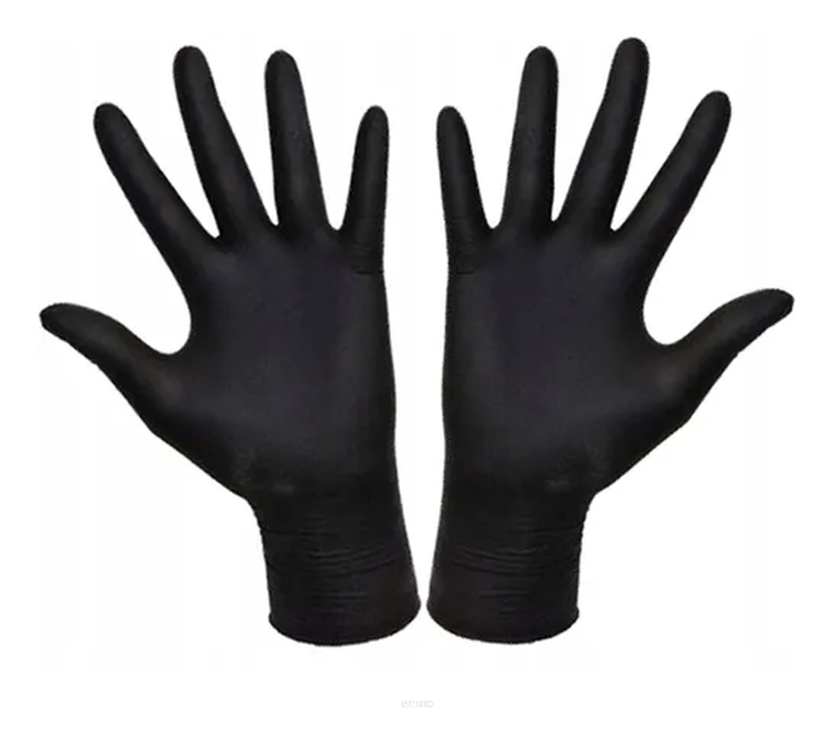 Rękawice diagnostyczne Nitrylowe bezpudrowe niesterylne czarne S 100szt.