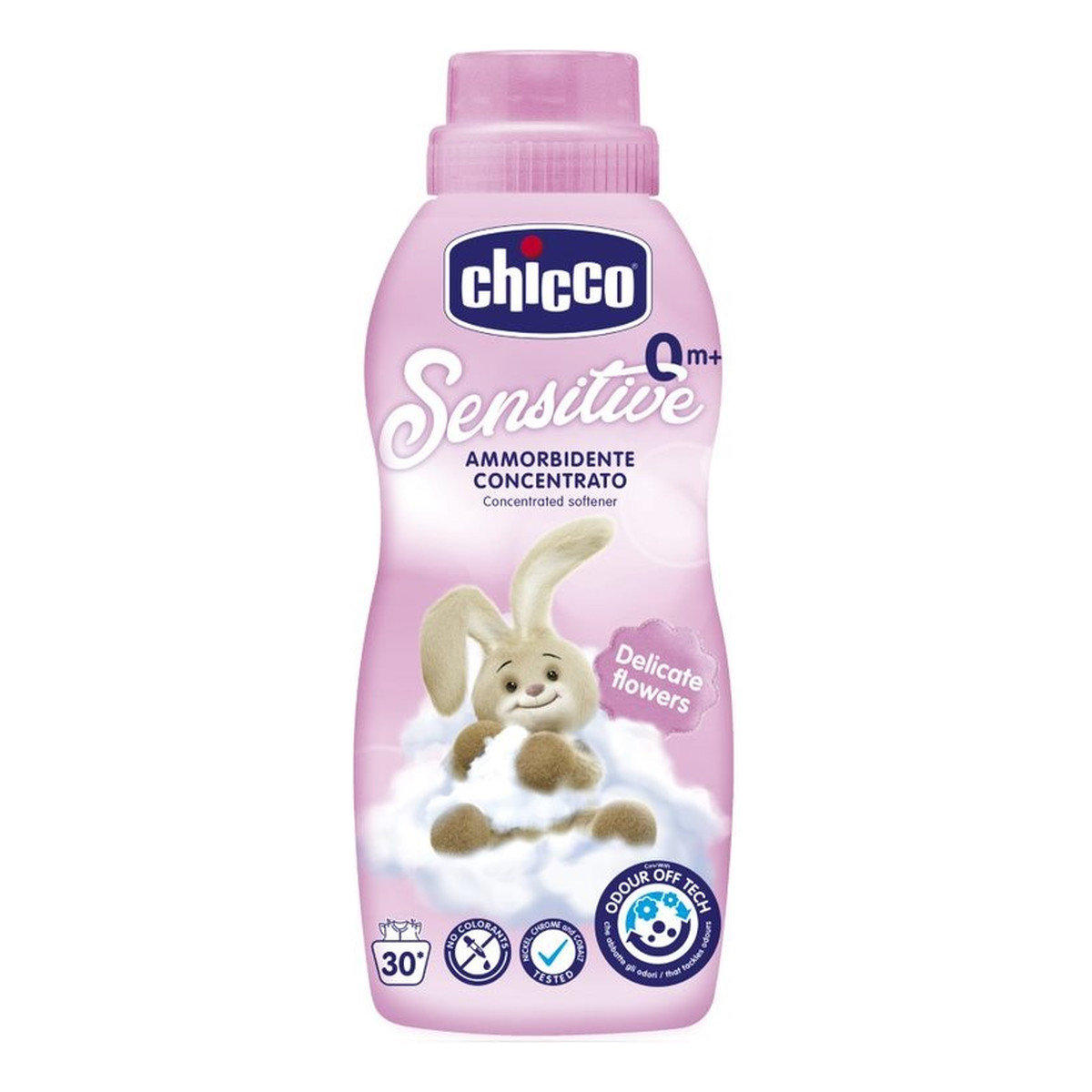 Chicco Sensitive Płyn do zmiękczania i płukania odzieży dziecięcej 0m+ Delicate Flowers 750ml