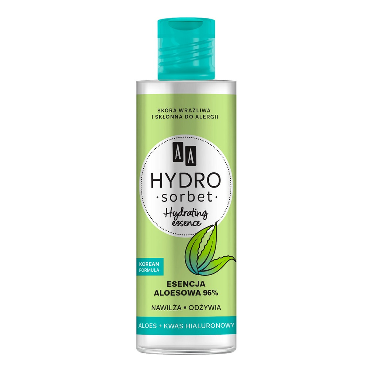AA Hydro Sorbet Korean Formula Hydrating Essence esencja aloesowa 96% 100ml