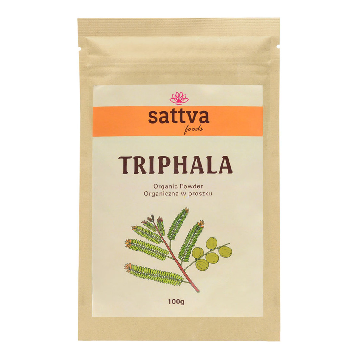 Sattva Foods Triphala organiczny proszek 100g