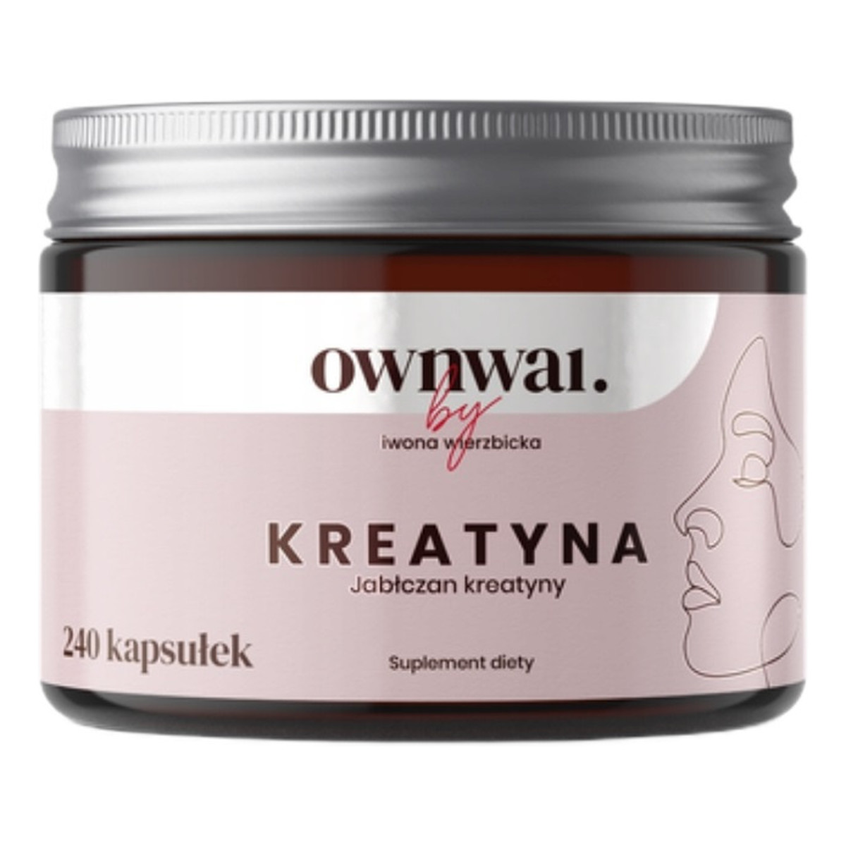 Ownwai Kreatyna jabłczan kreatyny suplement diety 240 kapsułek