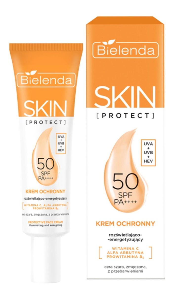 Krem SPF50 rozświetlający-energetyzujący