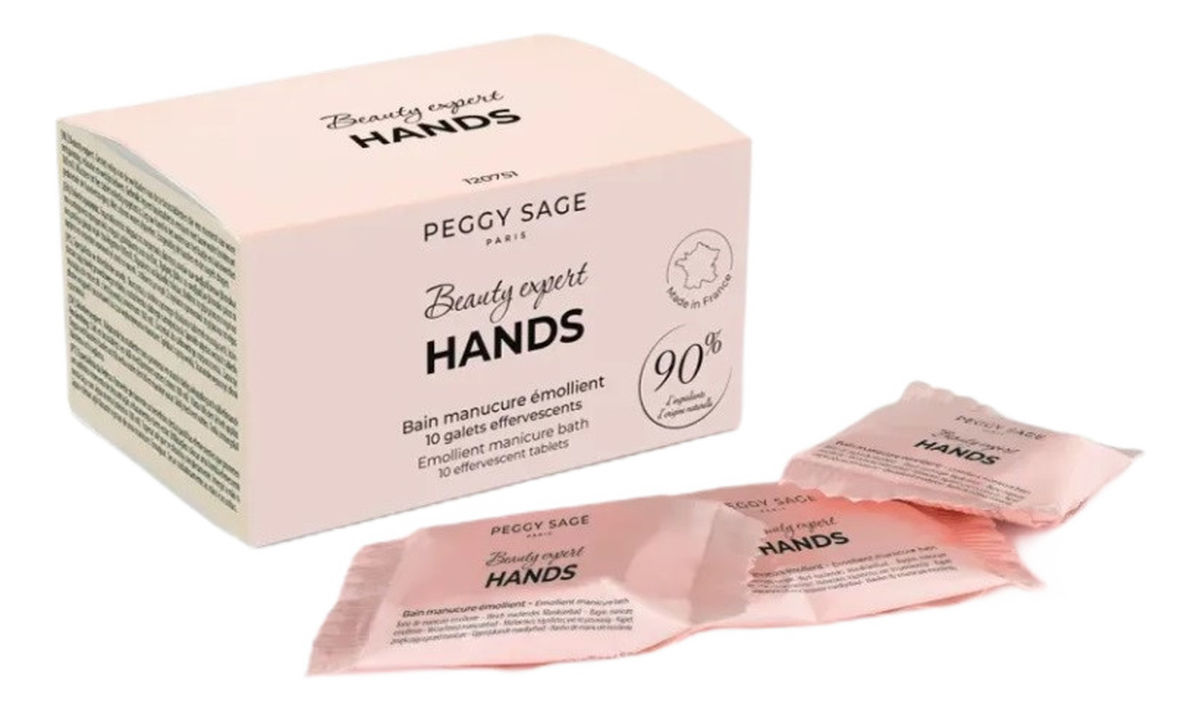 Beauty expert hands zmiękczające tabletki do kąpieli przed manicure 10szt.