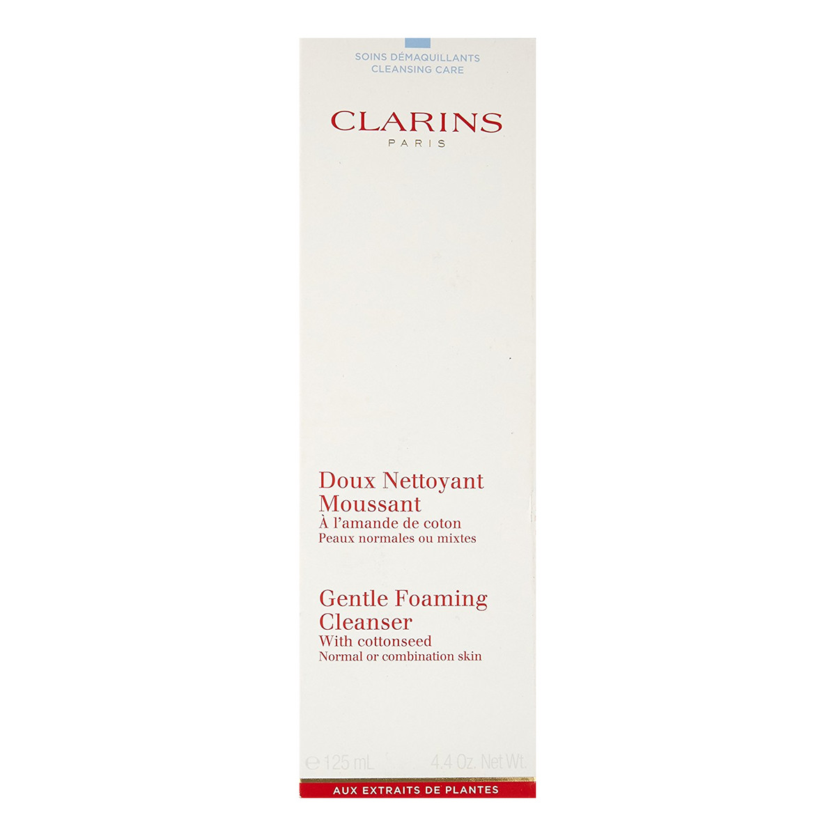 Clarins Gentle Foaming Cleanser With Cottonseed Łagodna pianka do demakijażu cera normalna i mieszana 125ml