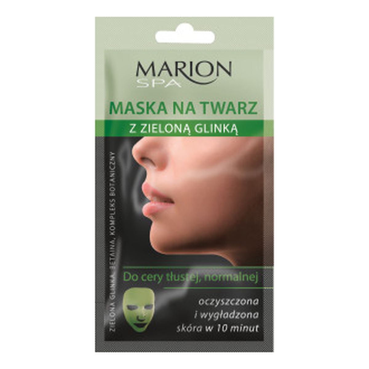 Marion Spa Maska Na Twarz z Zieloną Glinką 20ml