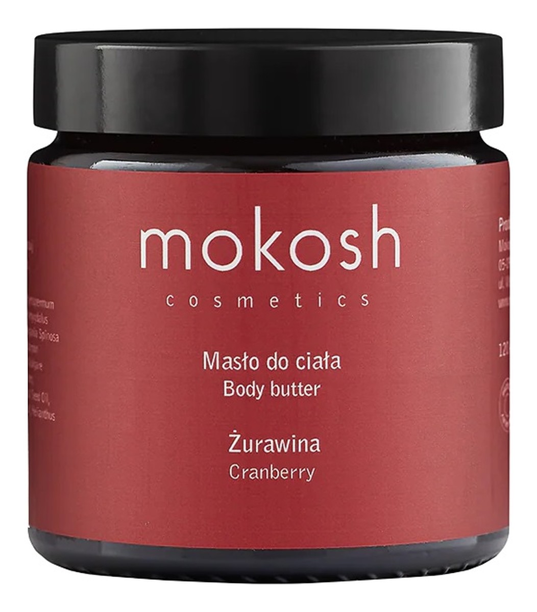 Masło do ciała żurawina