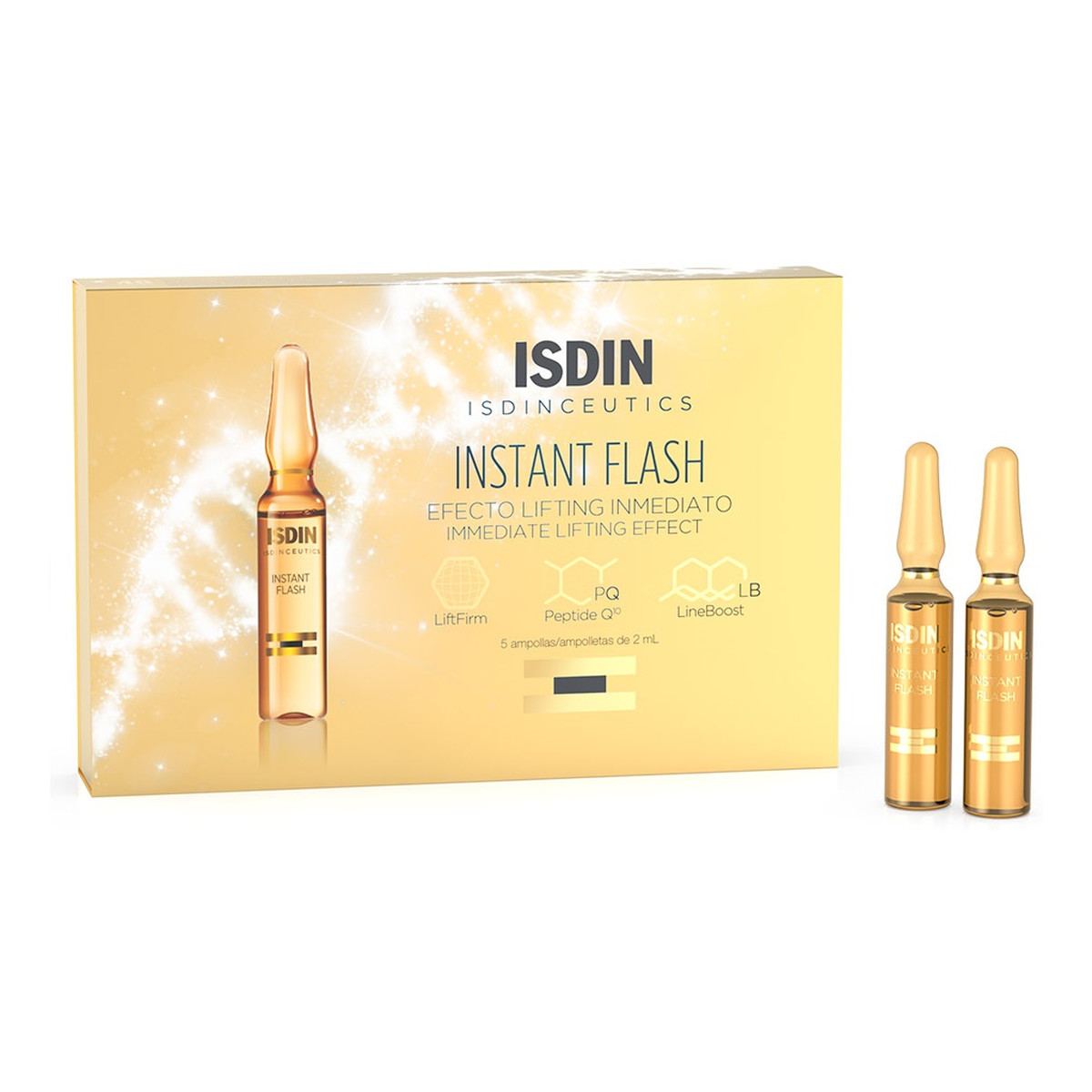 Isdin Isdinceutics instant flash natychmiastowo liftingujące serum do twarzy 5x 2ml