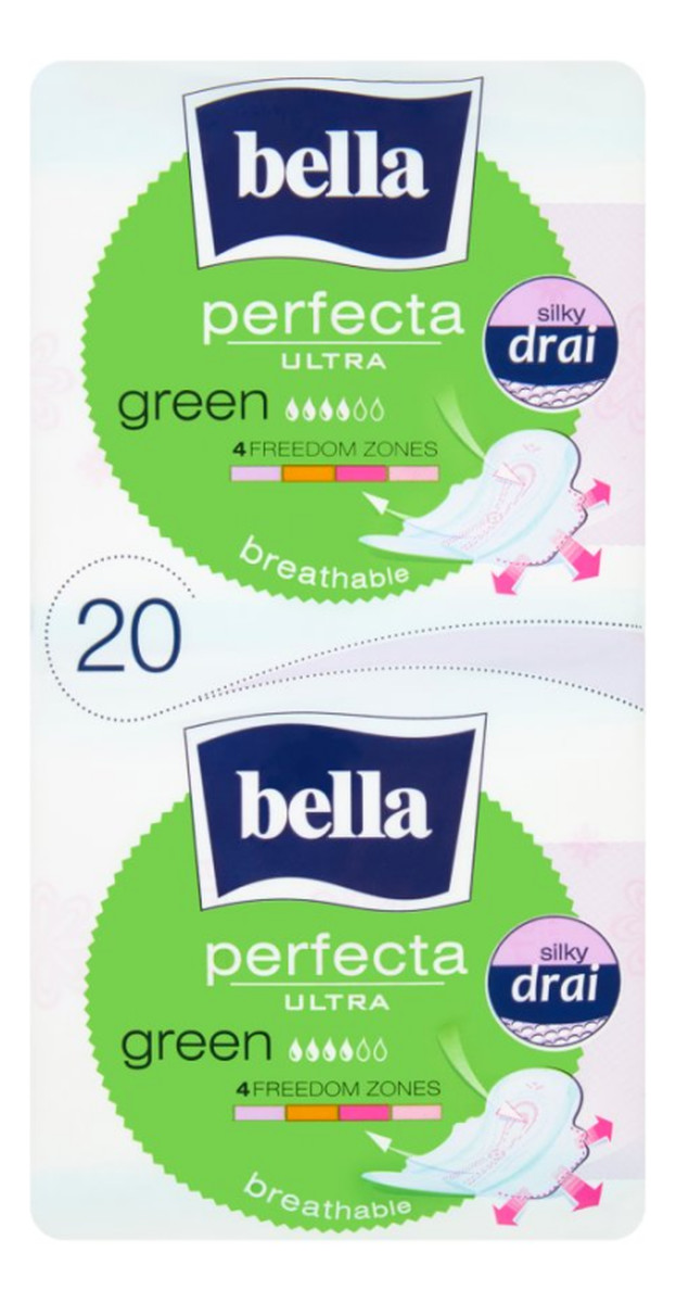 PODPASKI ULTRA GREEN ZE SKRZYDEŁKAMI 20szt