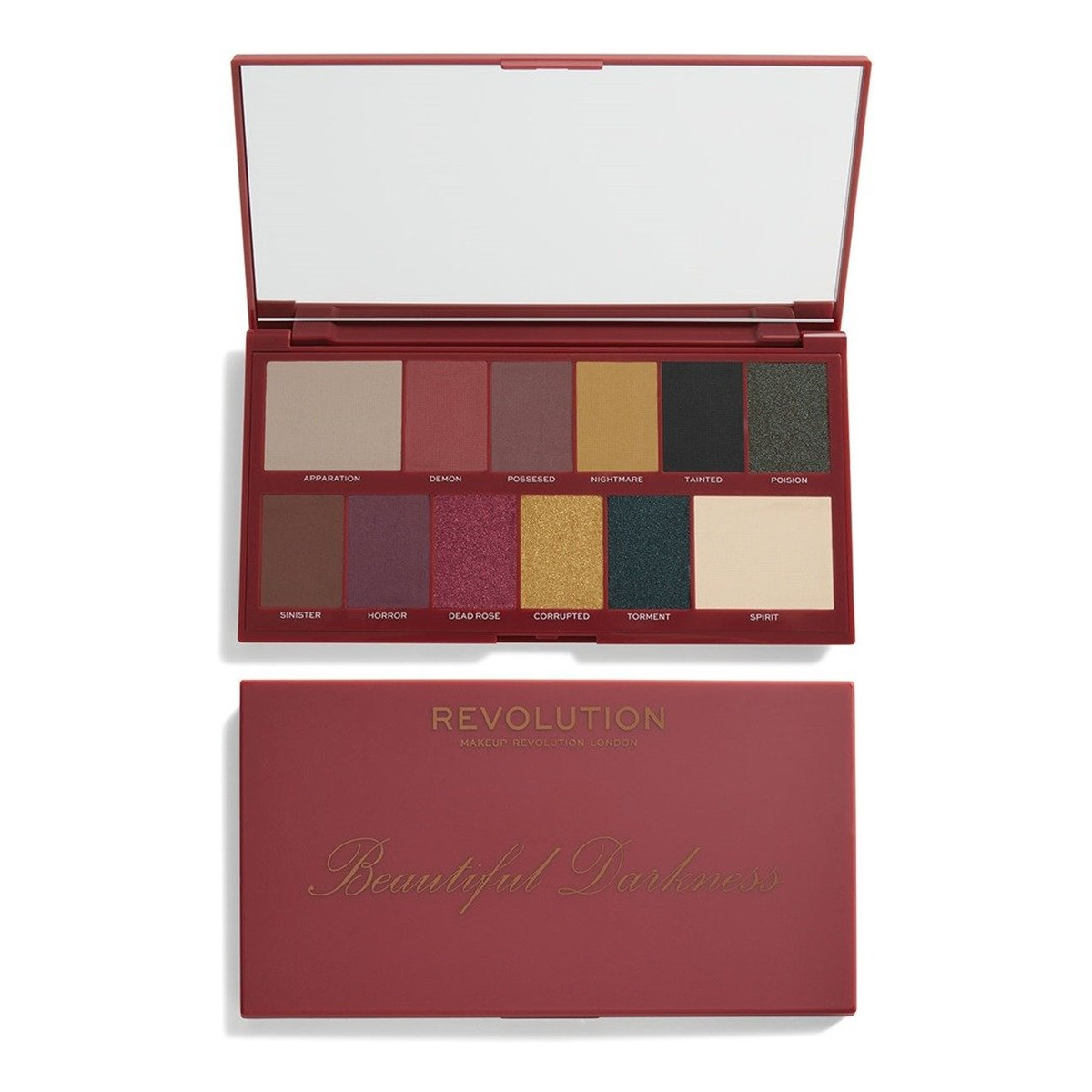 Makeup Revolution Beautiful Darkness Paleta 12 Cieni Do Powiek