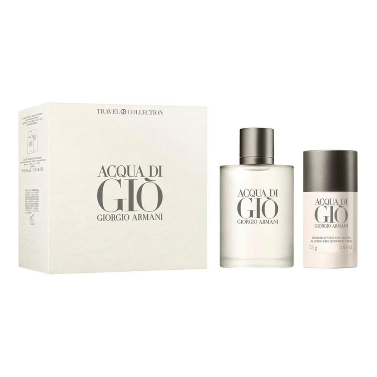 Giorgio Armani Acqua di Gio Pour Homme zestaw woda toaletowa spray 100ml + dezodorant sztyft 75g