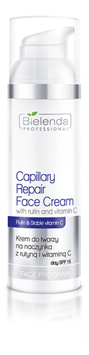 krem do twarzy na naczynka z Rutyną i Witaminą C