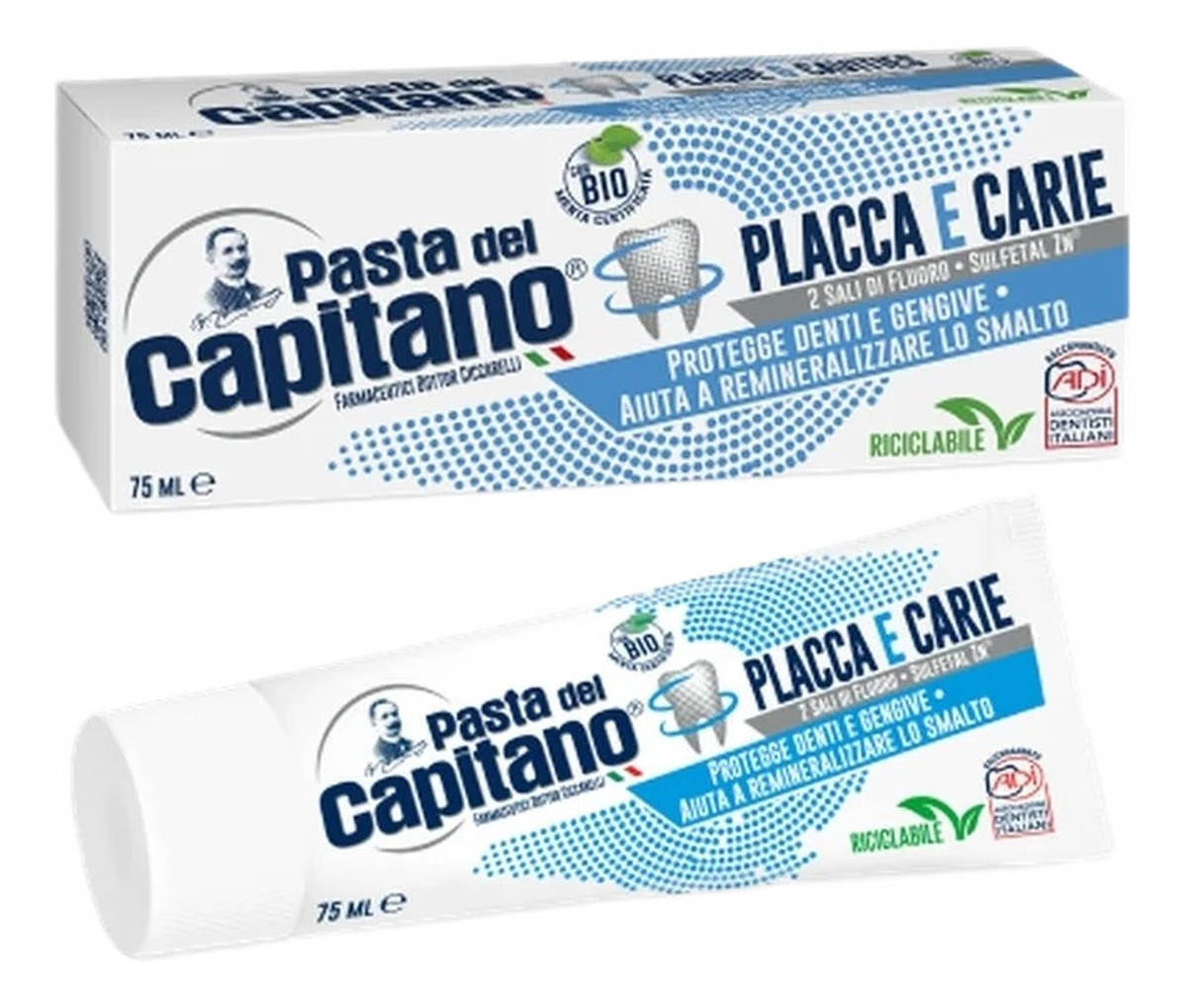 Placca E Carie ochronna pasta do zębów