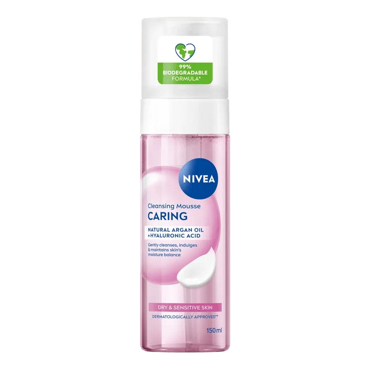 Nivea Caring pielęgnująca pianka do oczyszczania twarzy 150ml