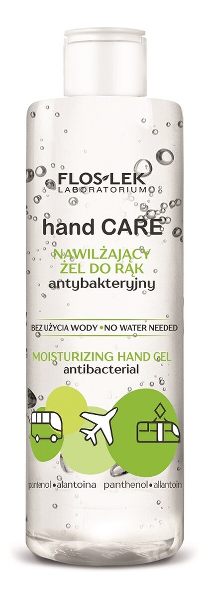 nawilżający żel do rąk antybakteryjny Pantenol i Alantoina