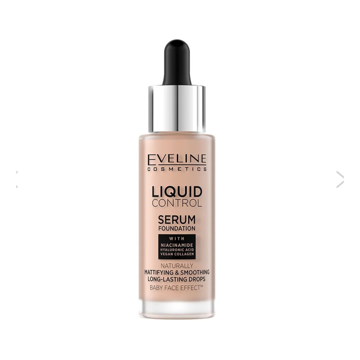 Eveline Liquid Control HD Podkład z niacynamidem w dropperze 32ml
