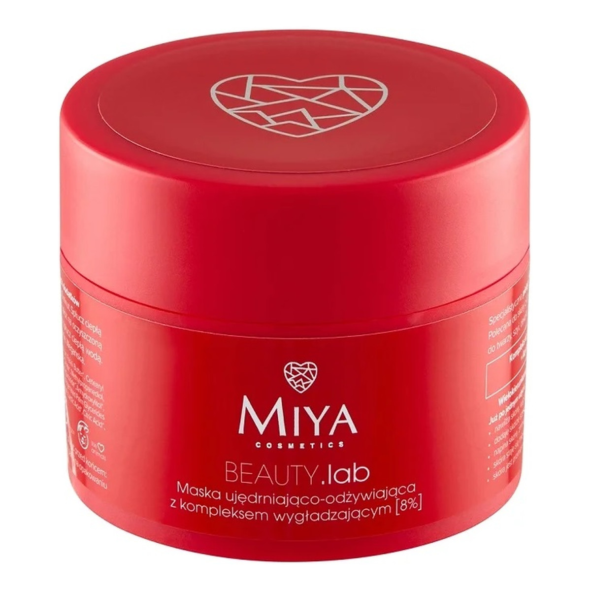 Miya Cosmetics Beauty.lab maska ujędrniająco-odżywiająca z kompleksem wygładzającym 8% 50ml