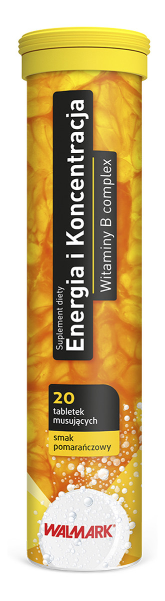 Energia i koncentracja suplement diety 20 tabletek musujących