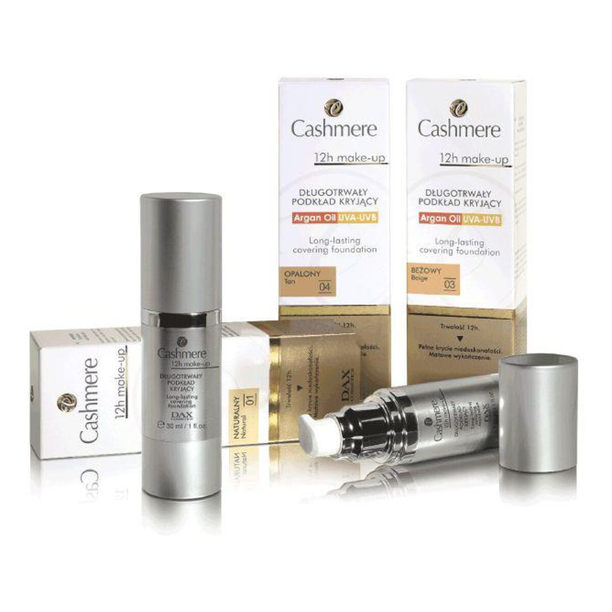 Cashmere 12H Make Up Długotrwały Podkład Kryjący Opalony (04) 30ml