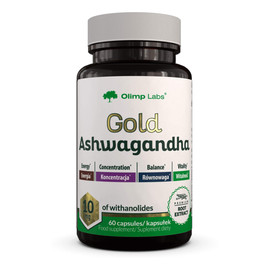 Gold Ashwagandha suplement diety 60 kapsułek