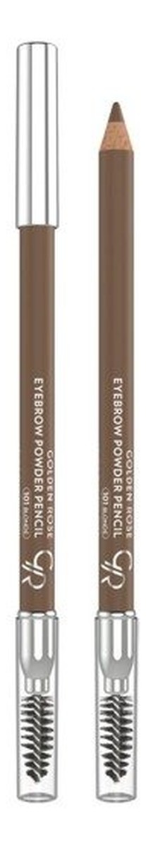 Pencil puder do brwi w kredce Podkreślająca i modelująca brwi kredka o długotrwałej formule
