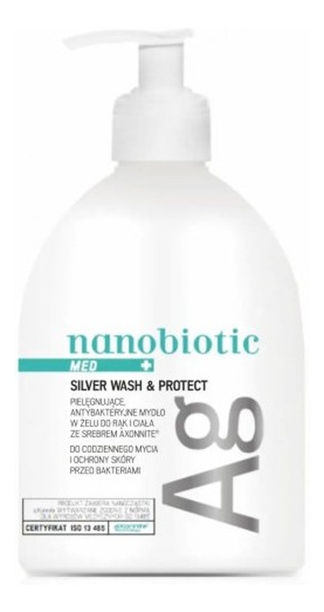 Wash Protect Mydło w żelu do rąk i ciała ze srebrem