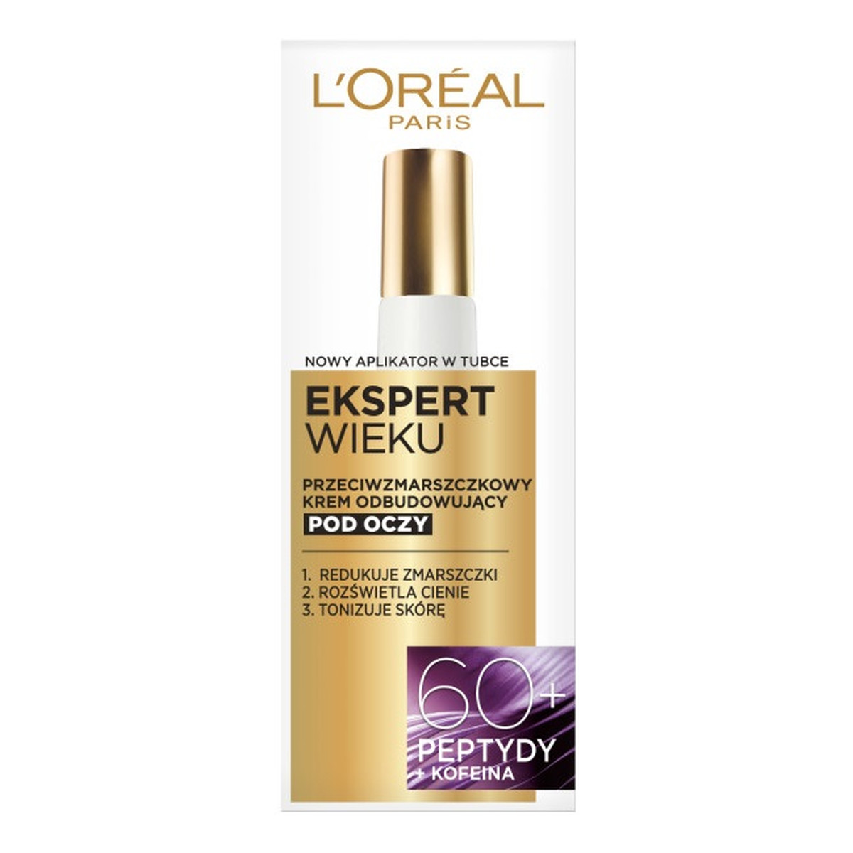Loreal Ekspert Wieku 60+ przeciwzmarszczkowy krem odbudowujący pod oczy 15ml
