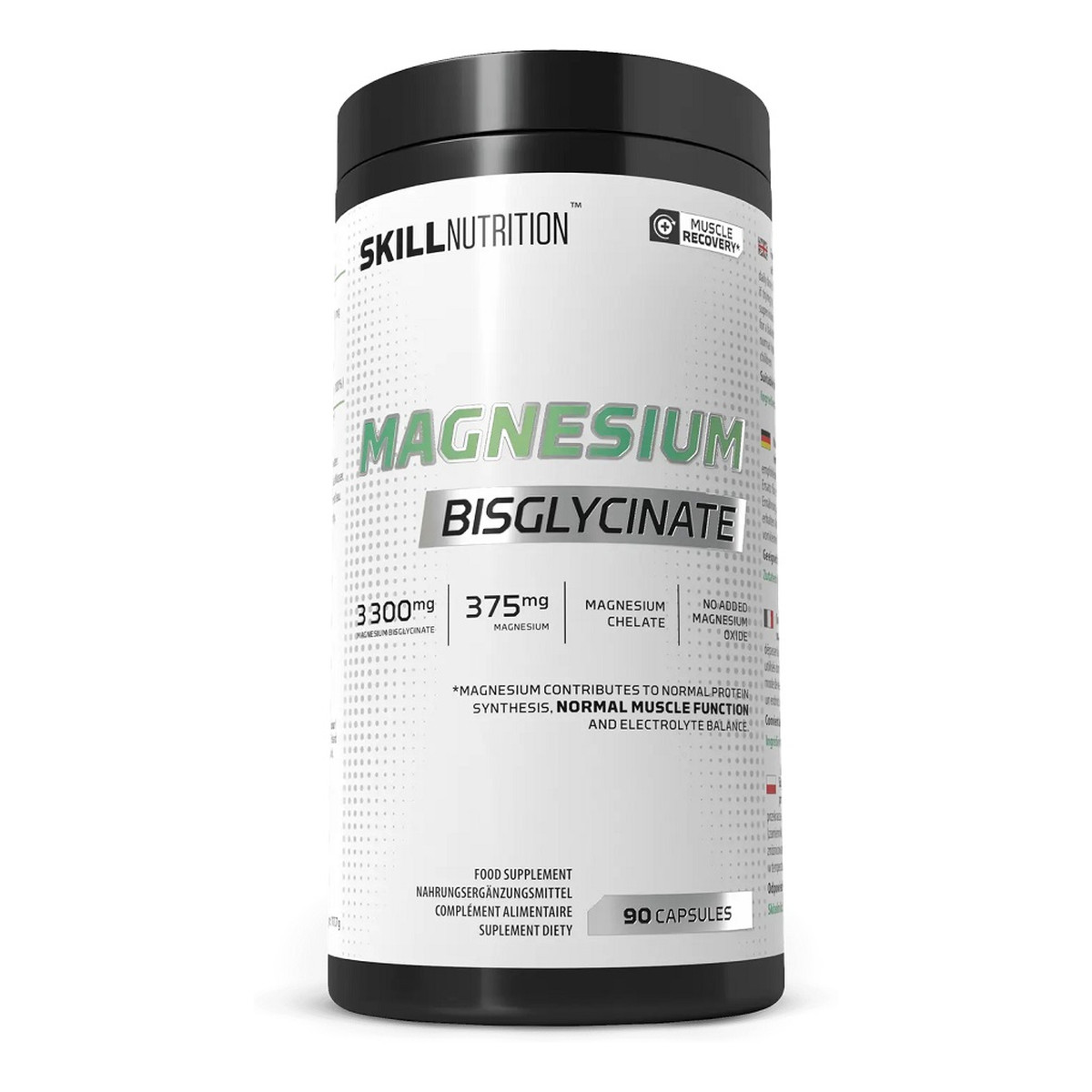 Skill Nutrition Magnesium bisglycinate suplement diety 90 kapsułek