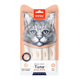 Cats przekąska dla kotów-tuna & salmon (krem z tuńczyka i łososia)(14gx5)