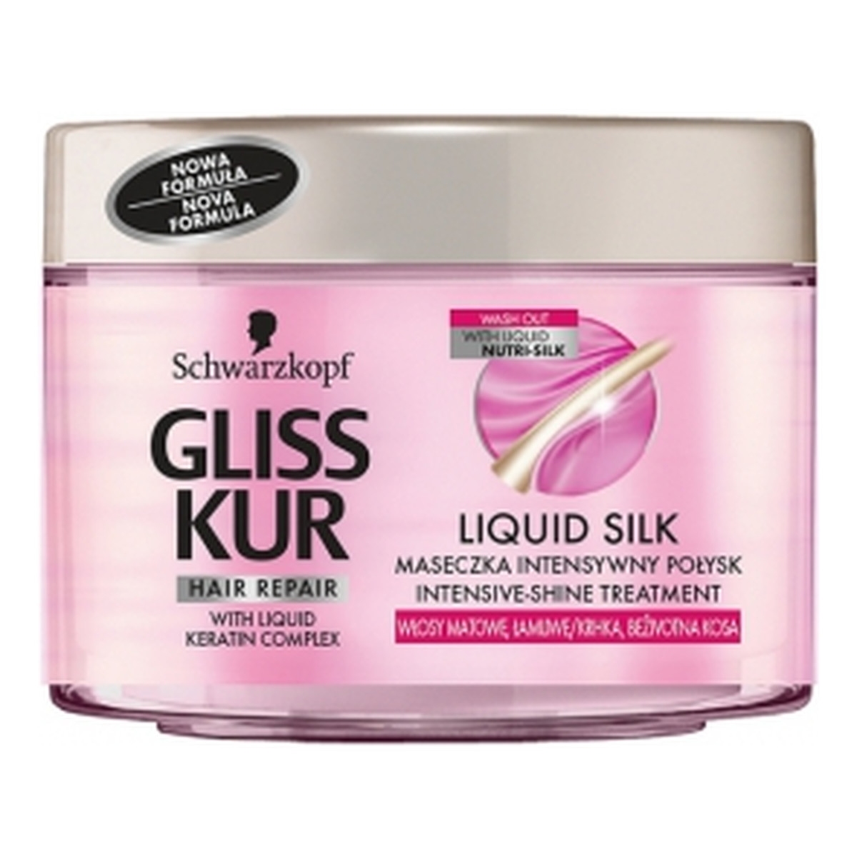 Gliss Liquid Silk Maska Do Włosów 200ml