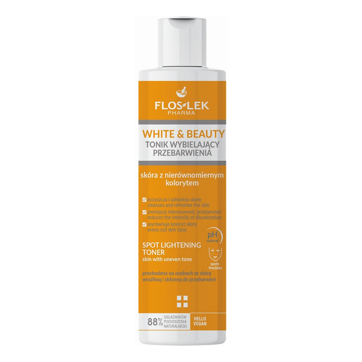 FlosLek White & beauty tonik wybielający przebarwienia 225ml