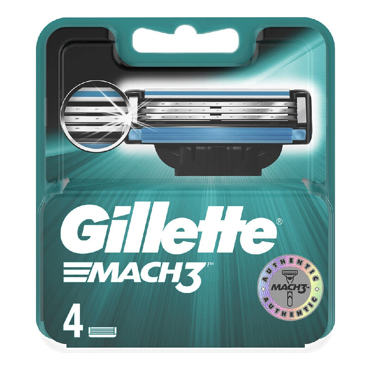 Gillette Mach3 wymienne ostrza do maszynki do golenia 4szt