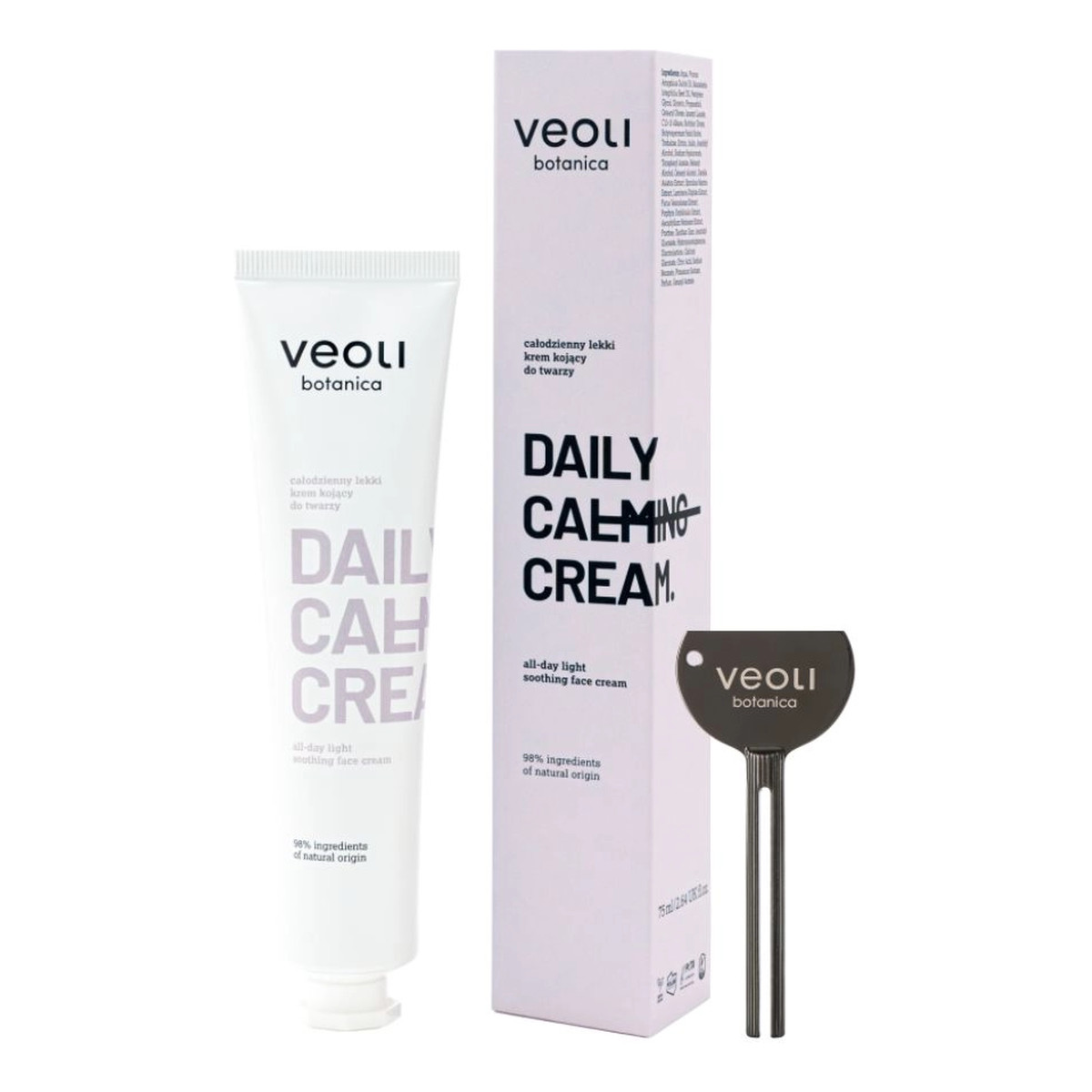 Veoli Botanica Daily Calming Cream lekki krem kojący do twarzy 75ml