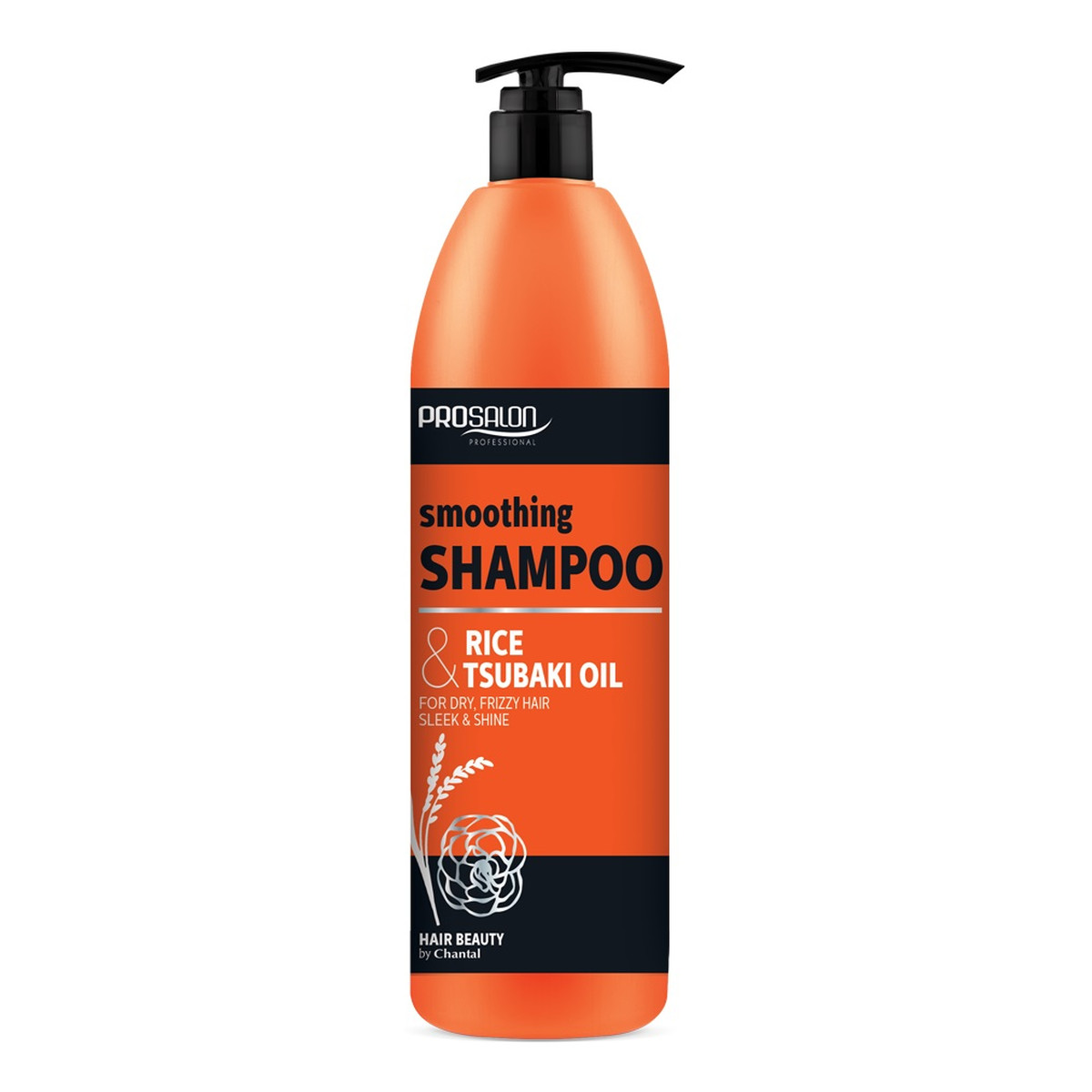 Chantal Profesional Prosalon smoothing shampoo wygładzający szampon do włosów ryż & olej tsubaki 1000g