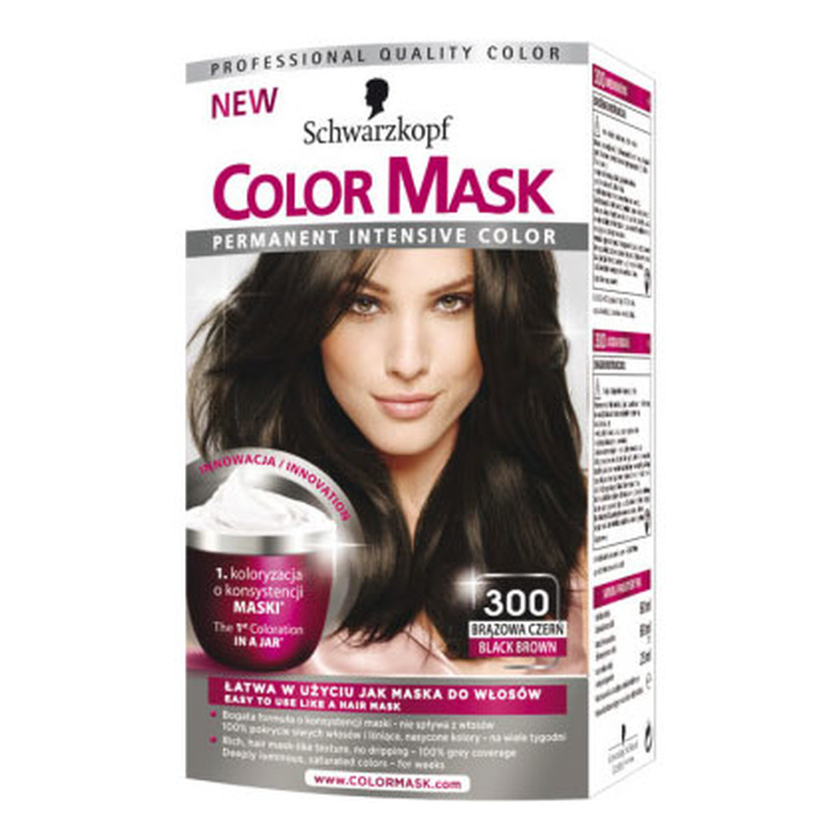 Schwarzkopf Permanent Intensive Color Color Mask Farba Do Włosów 145ml