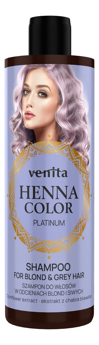 Henna color szampon do włosów w odcieniach blond i siwych-platinum