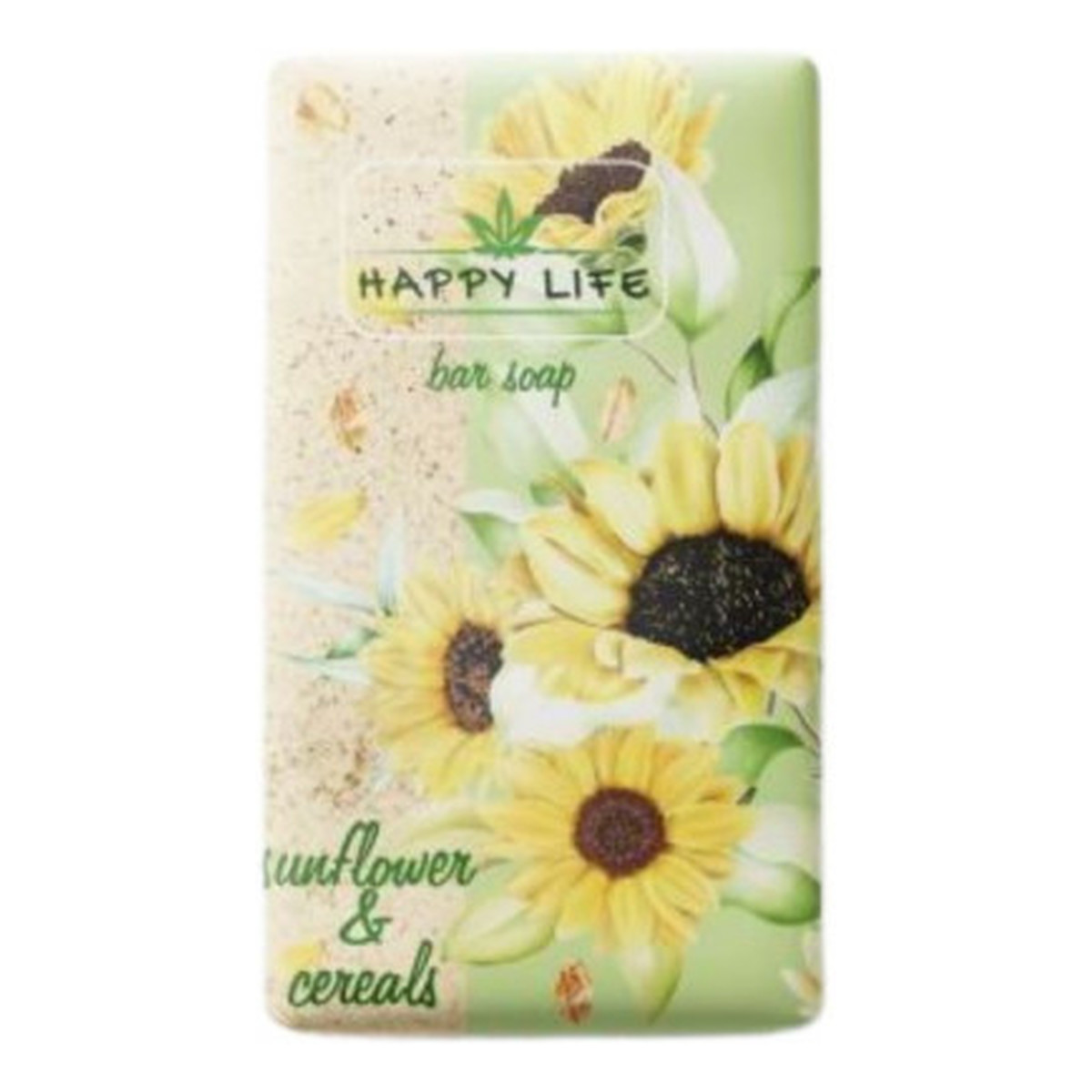 Happy Life Mydło w kostce Słonecznik i zboża 180g
