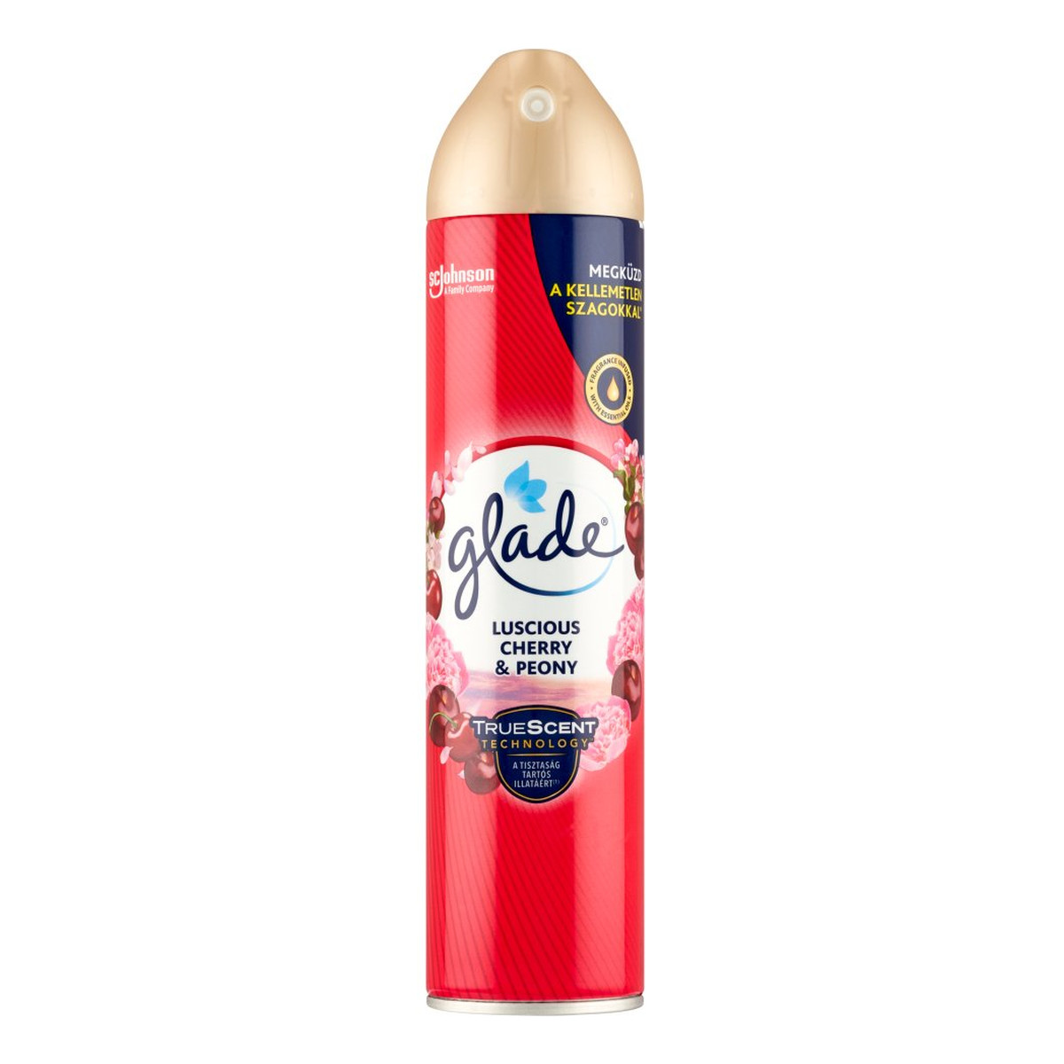 Glade Luscious Cherry & Peony Odświeżacz powietrza w aerozolu 300ml