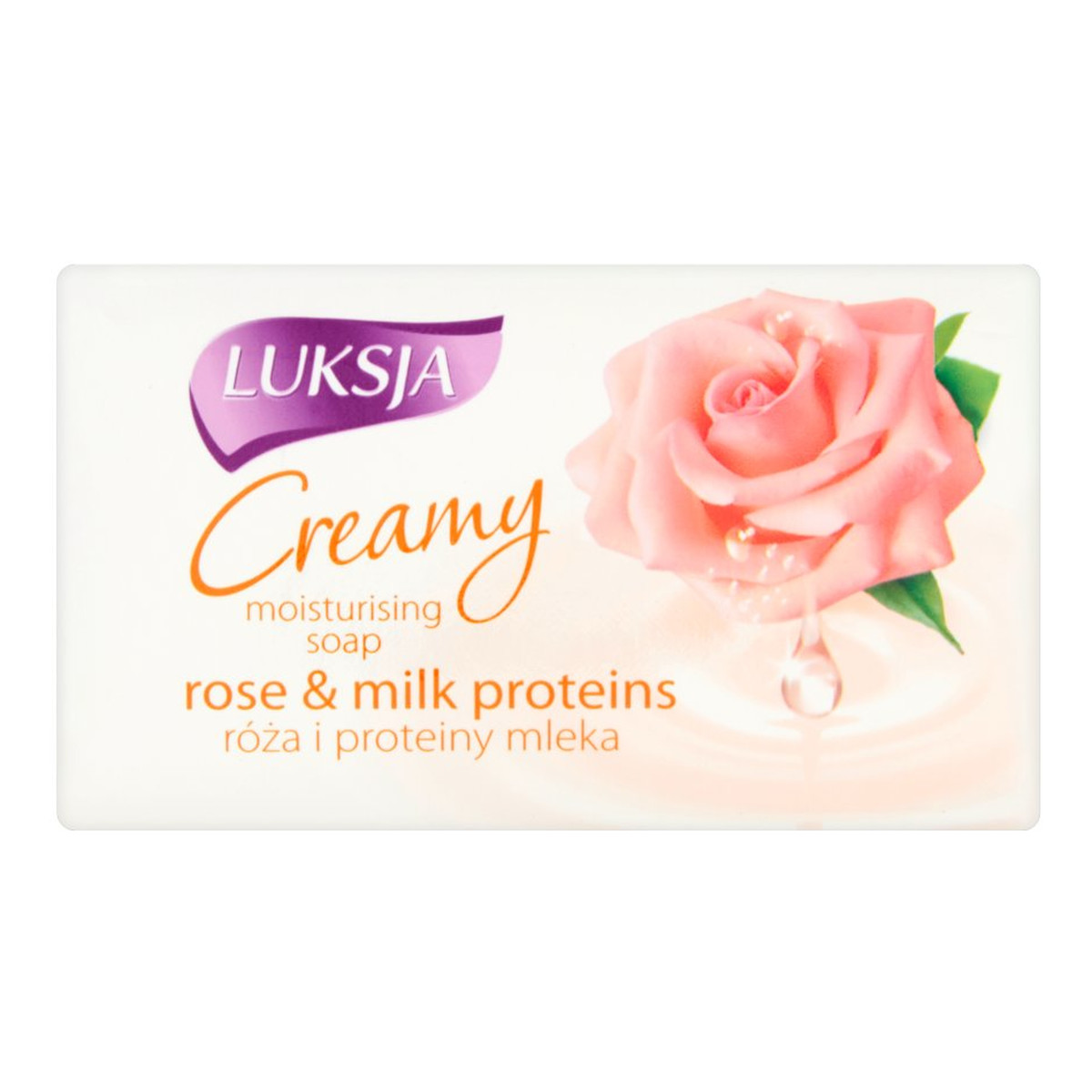Luksja Creamy Kremowe mydło Róża i proteiny mleka 90g