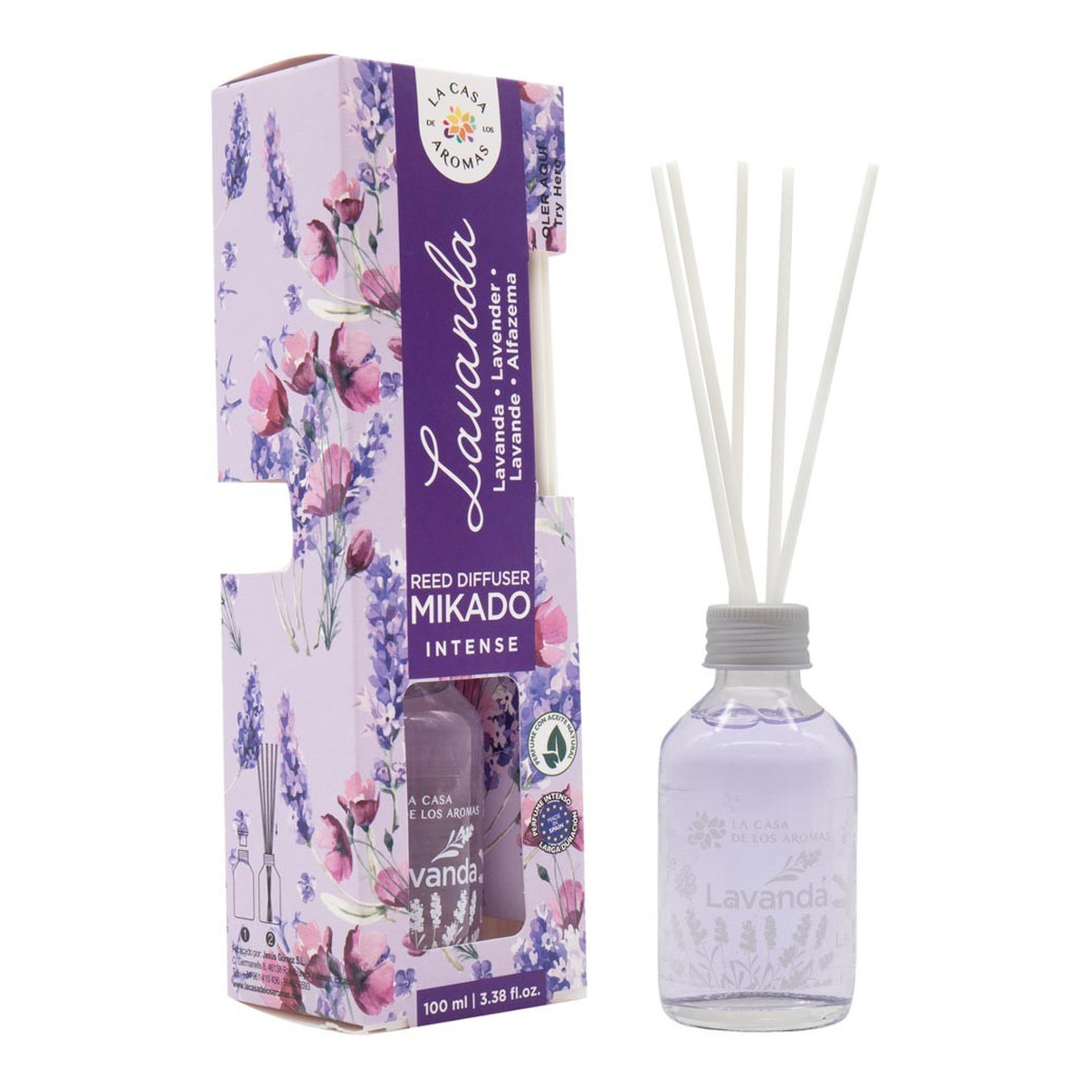 La Casa De Los Aromas Mikado intense patyczki zapachowe lawenda 100ml