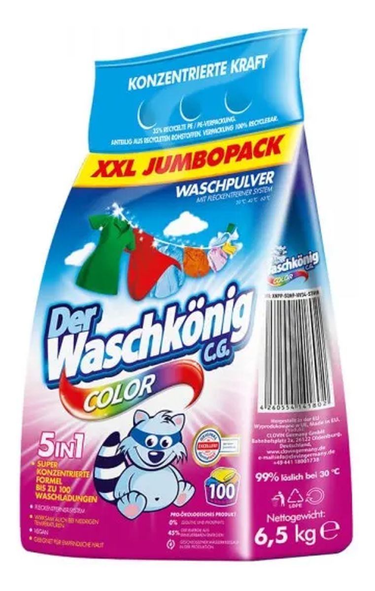 Color - proszek do prania 100 prań