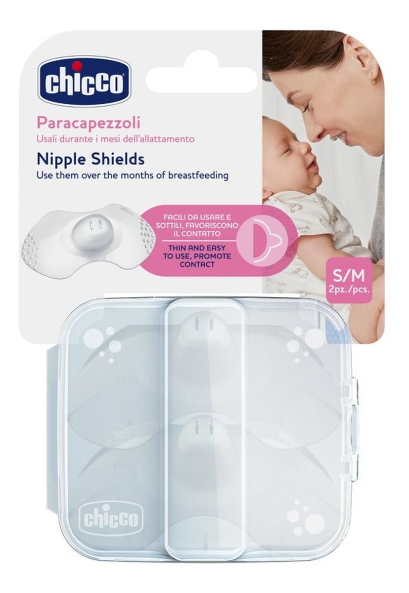 Osłonki silikonowe na brodawki Małe (S-M) 2szt