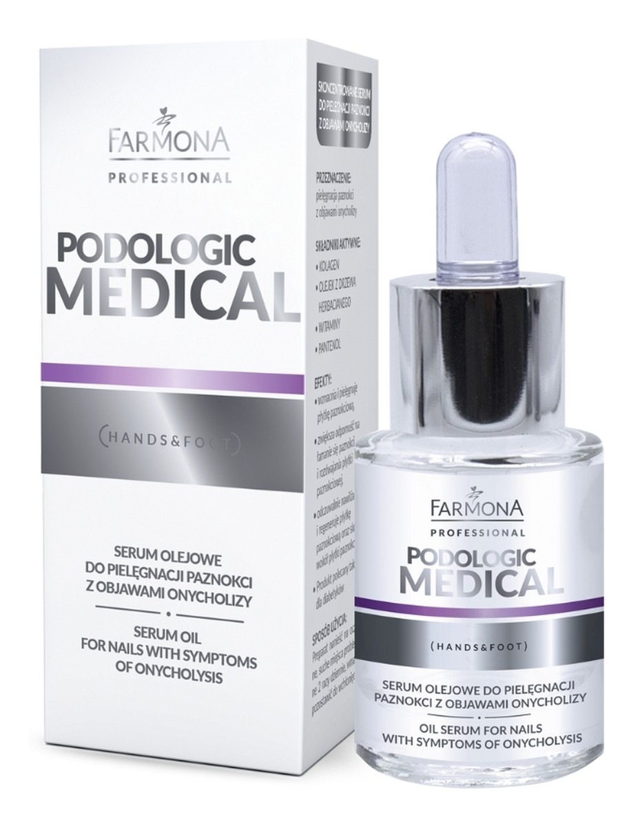 Olejkowe serum do paznokci z objawami onycholizy