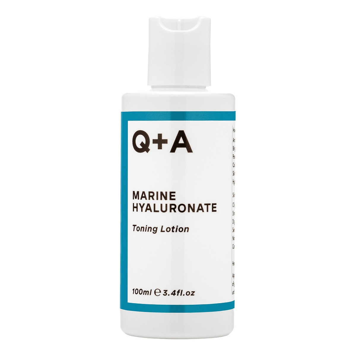 Q+A Marine hyaluronate toning lotion rewitalizujący tonik ze składnikami pochodzenia morskiego 100ml