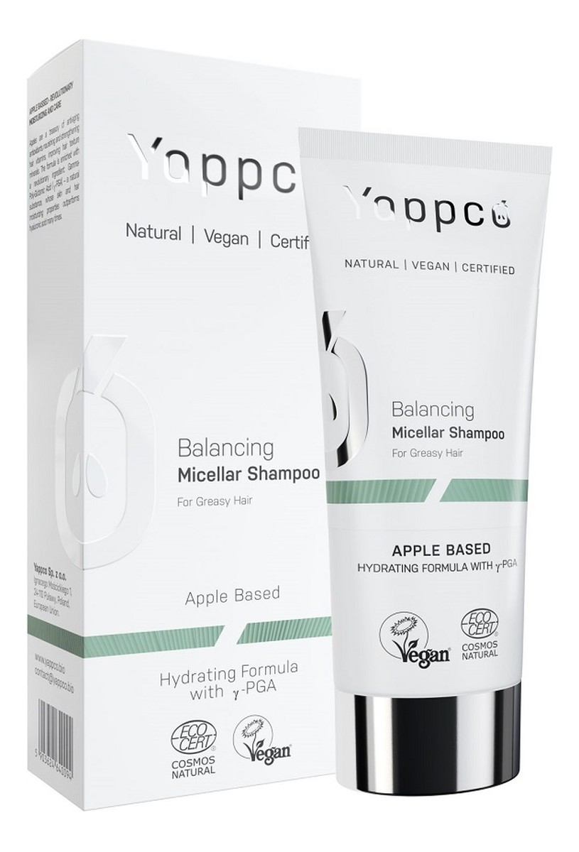 Balancing micellar shampoo micelarny regulujący sebum szampon do włosów przetłuszczających się