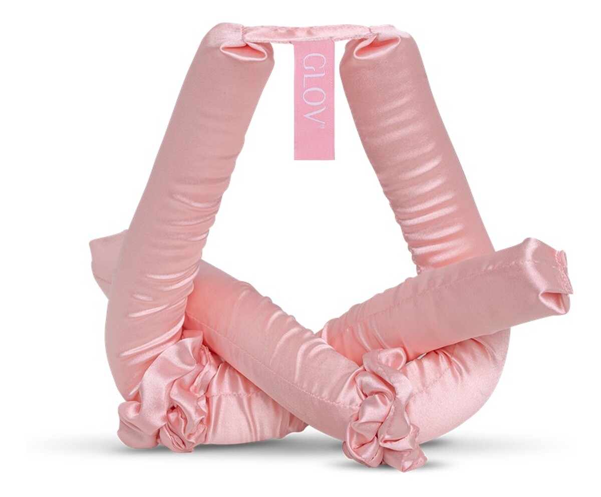 Satin coolcurl innowacyjna lokówka do kręcenia włosów bez użycia ciepła + frotki 2szt pink