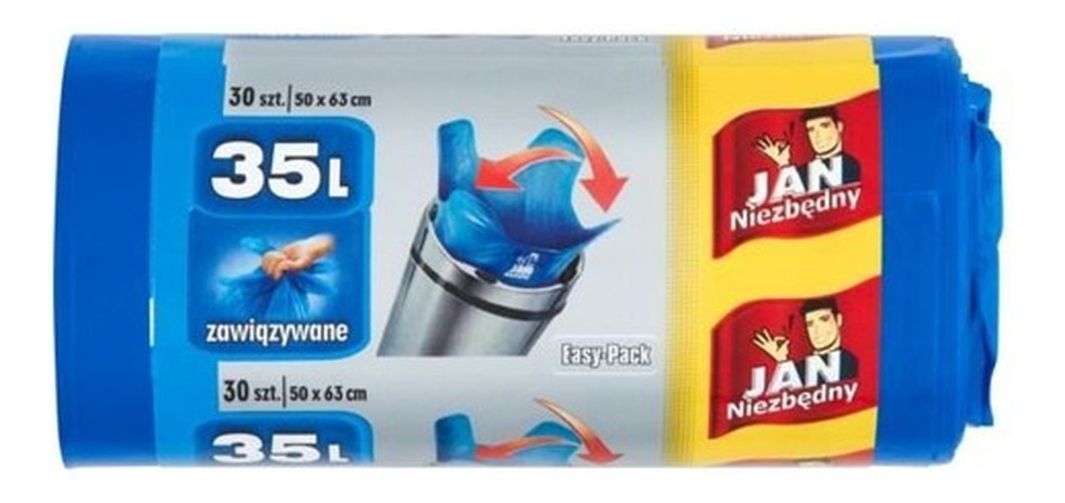 Sarantis Jan Niezbędny Worki na śmieci 35l - 30sztuk