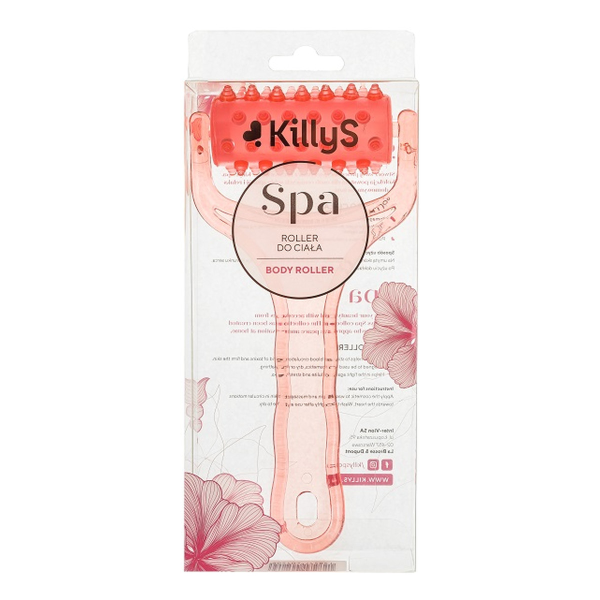 KillyS Spa Body Roller Pobudzający krążenie roller do ciała Róż