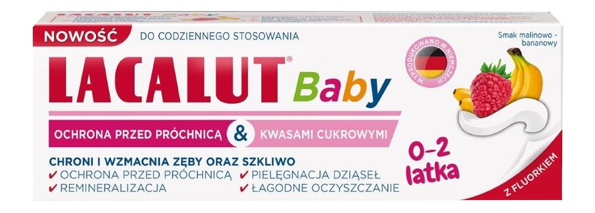 Lacalut baby pasta do zębów dla dzieci od 0-2 lat