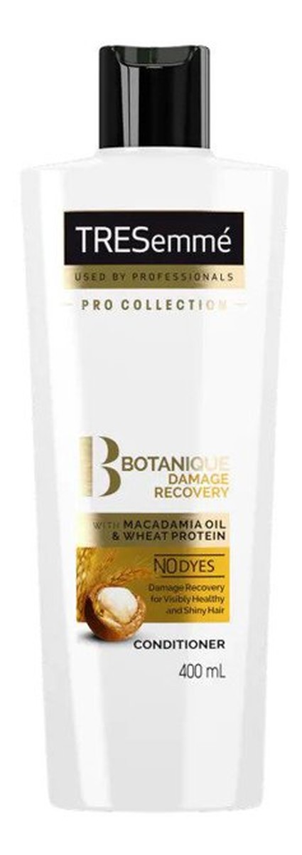 Botanique Damage Recovery Conditioner odżywka do włosów zniszczonych i suchych Macadamia Oil & Wheat Protein