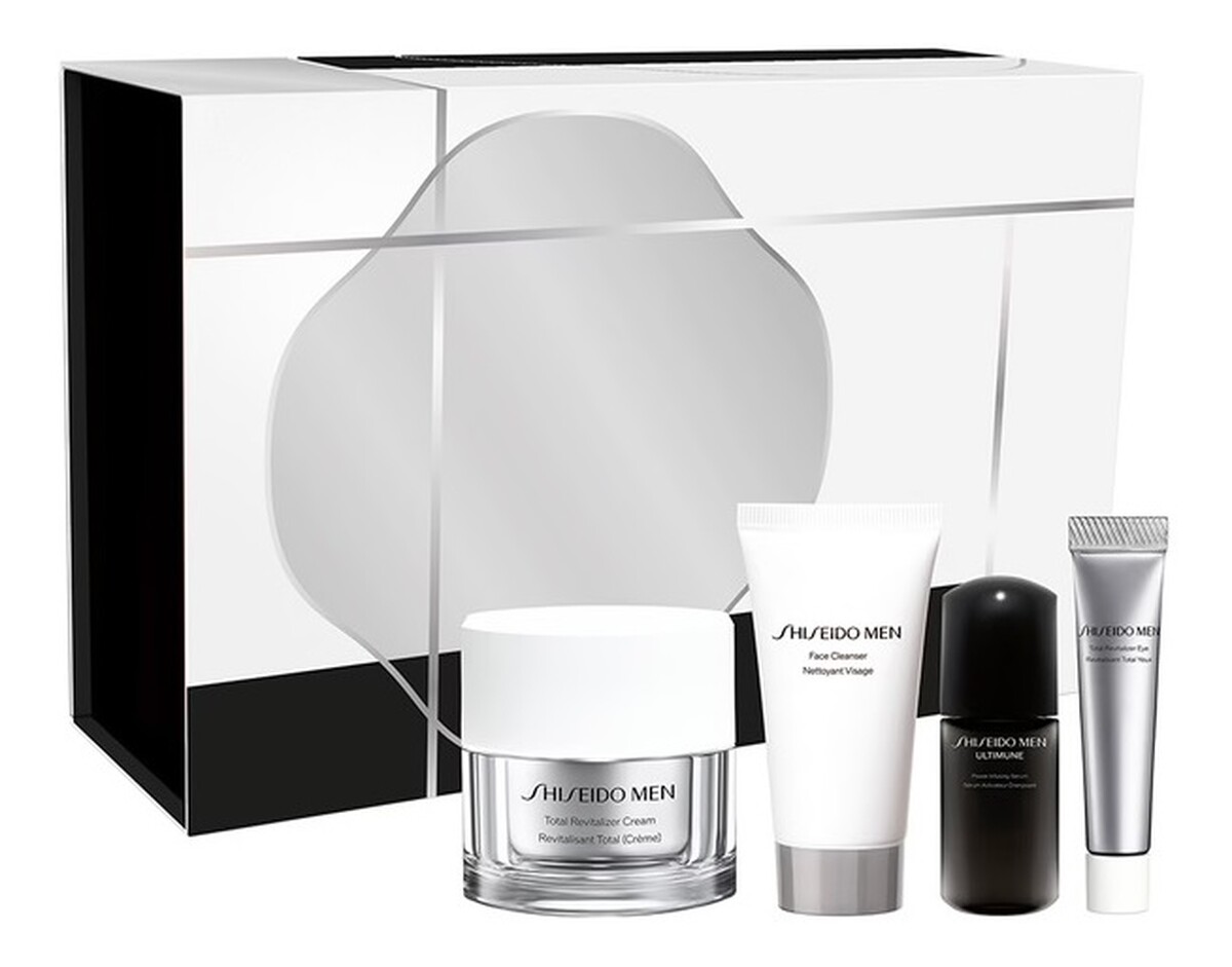 Zestaw nawilżający krem ​​do twarzy 50ml + pianka do mycia twarzy 30ml + serum przeciwstarzeniowe 10ml + krem pod oczy 5ml